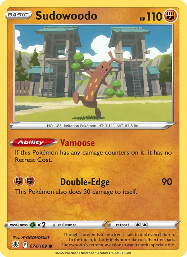 Sudowoodo 074 – Non-holo