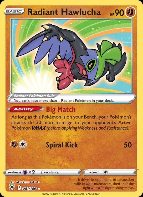 Radiant Hawlucha 081/189