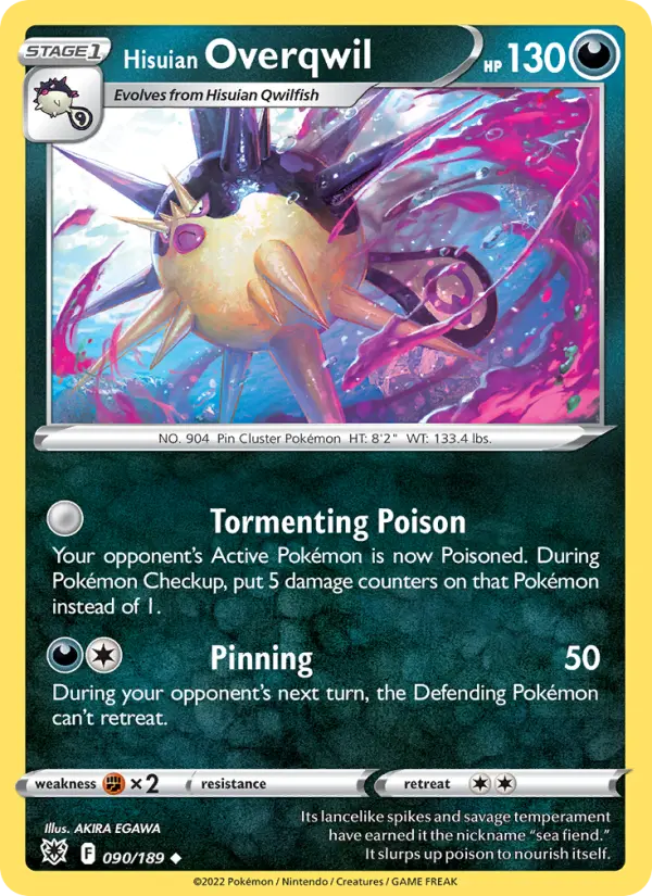 Hisuian Overqwil 090 – Non-holo