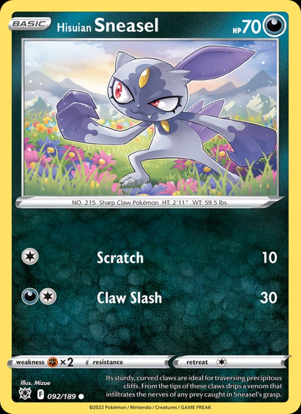 Hisuian Sneasel 092/189