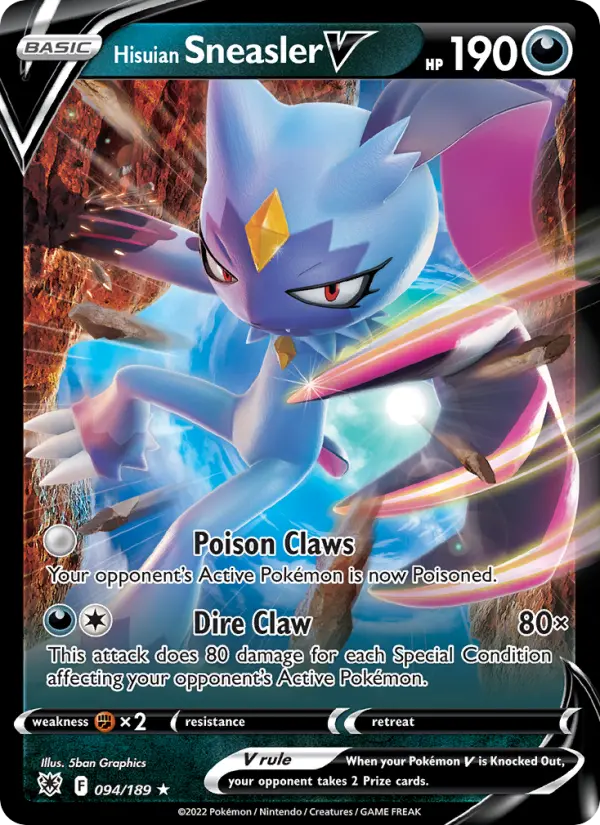 Hisuian Sneasler V 094 – Holo