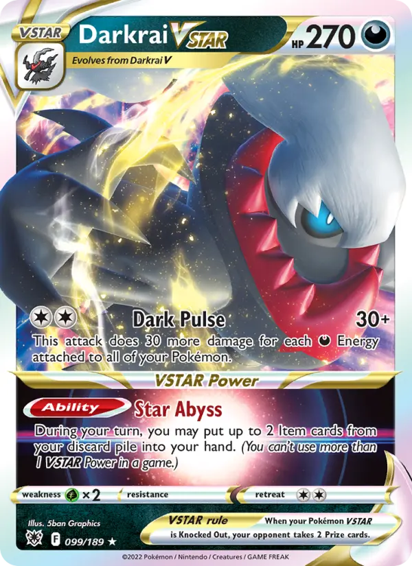 Darkrai VSTAR 099 – Holo