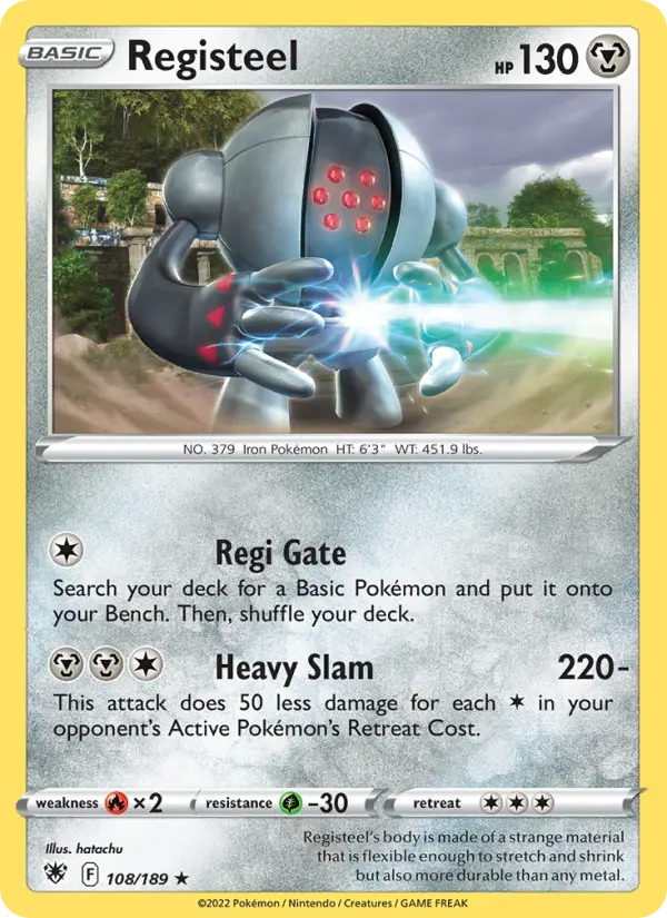 Registeel 108 – Non-holo