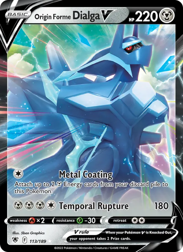 Origin Forme Dialga V 113 – Holo
