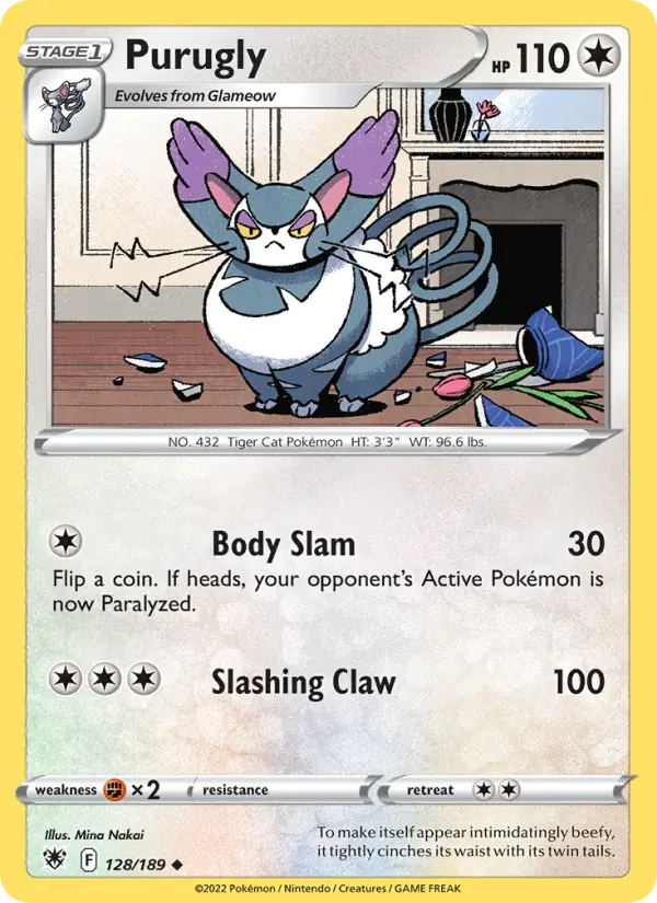 Purugly 128 – Non-holo