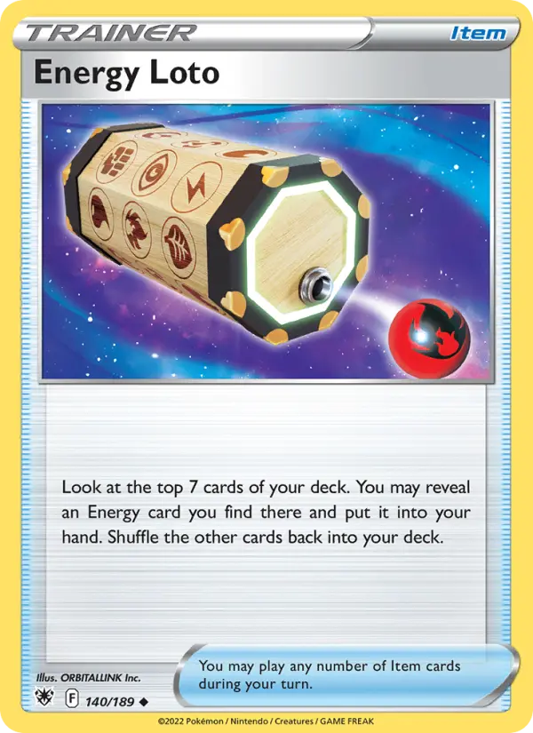 Energy Loto 140 – Non-holo