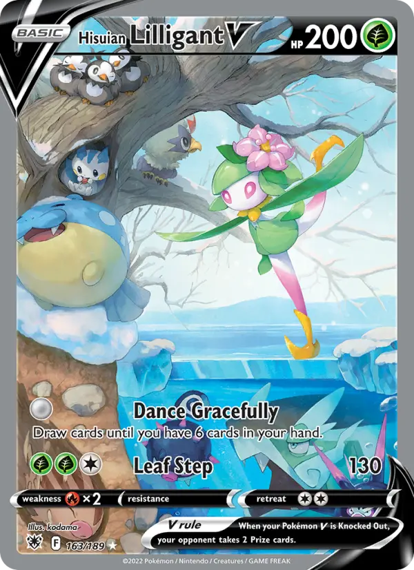Hisuian Lilligant V 163 – Holo