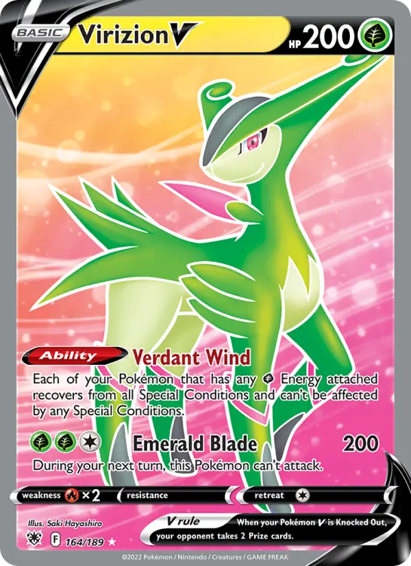 Virizion V 164 – Holo