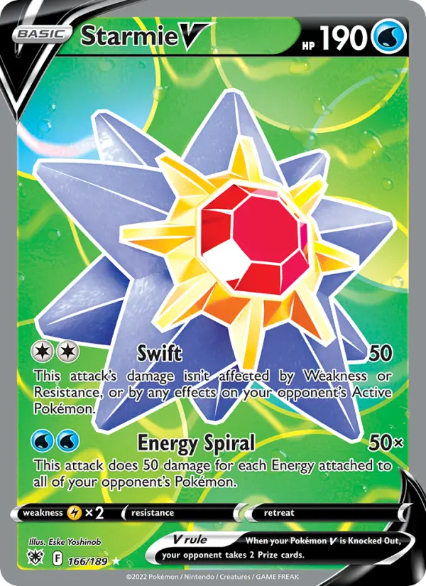 Starmie V 166 – Holo
