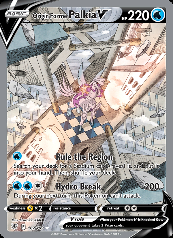 Origin Forme Palkia V (Alternate Full Art)