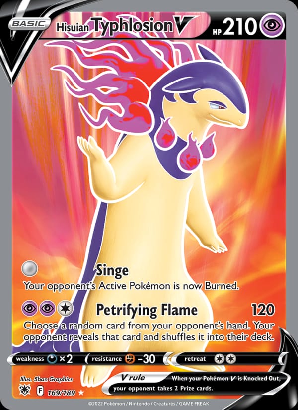Hisuian Typhlosion V 169/189