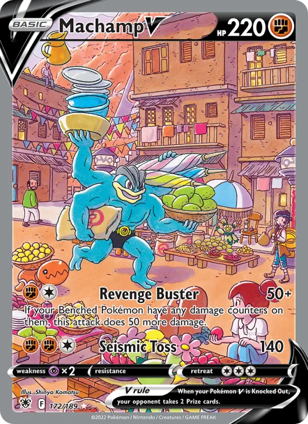 Machamp V 172 – Holo