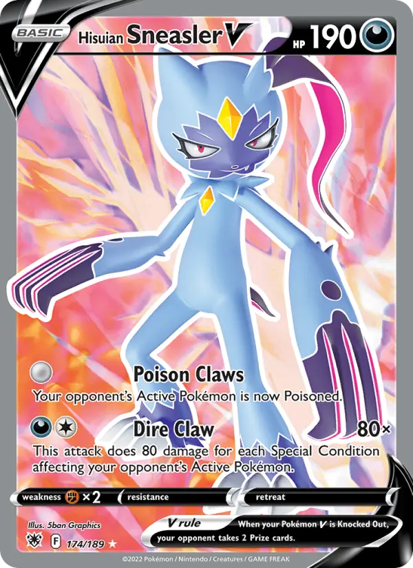 Hisuian Sneasler V 174 – Holo