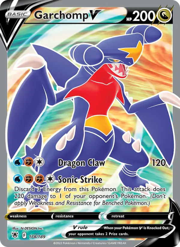 Garchomp V 178 – Holo