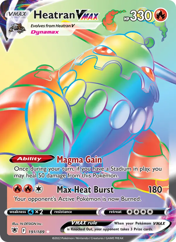 Heatran VMAX 191 – Holo