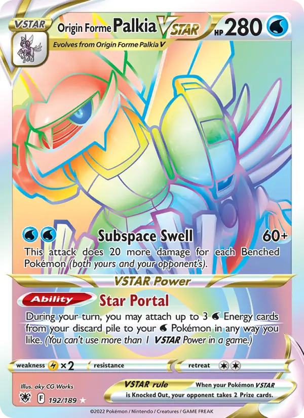 Origin Forme Palkia VSTAR 192 – Holo