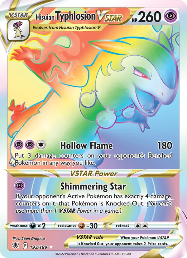 Hisuian Typhlosion VSTAR 193 – Holo