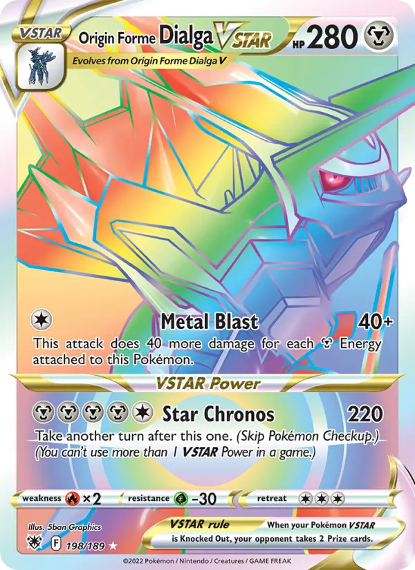 Origin Forme Dialga VSTAR 198 – Holo