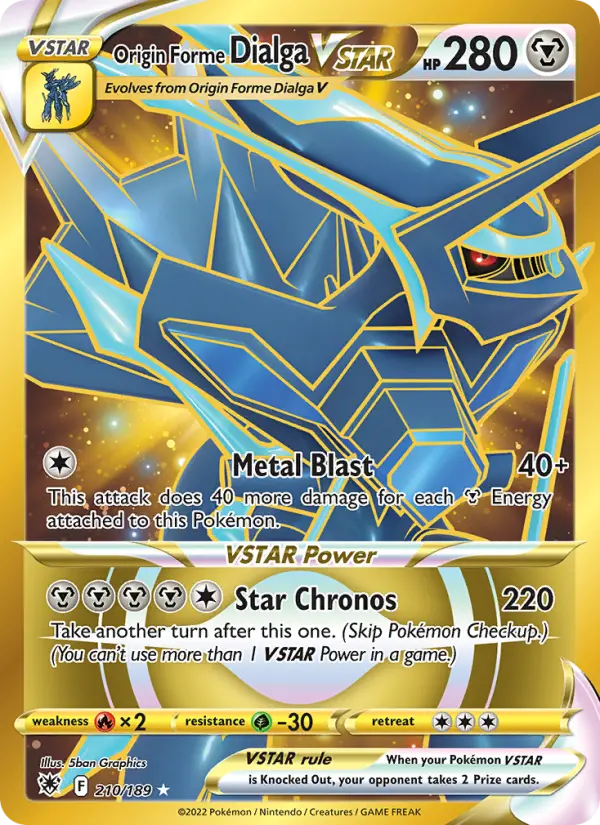 Origin Forme Dialga VSTAR 210 – Holo