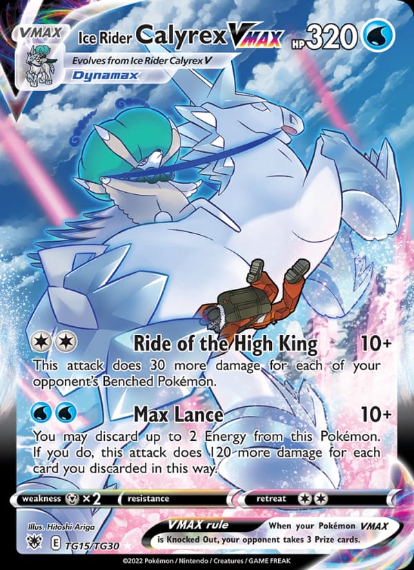 Ice Rider Calyrex VMAX 015/189