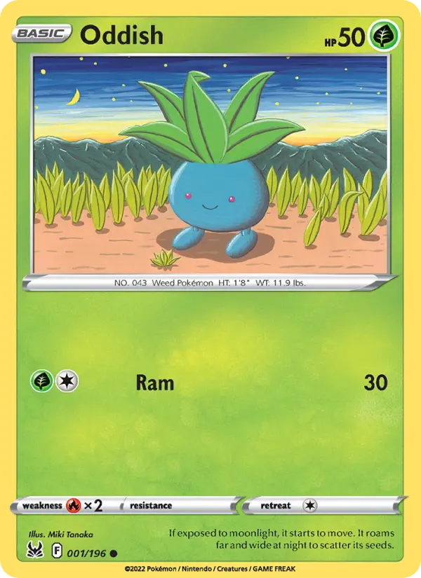 Oddish 001 – Non-holo
