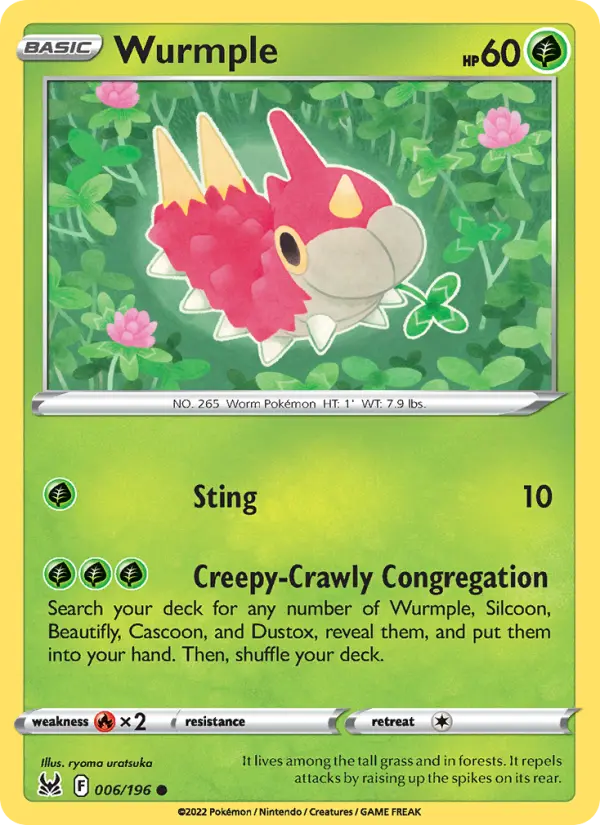 Wurmple 006 – Non-holo