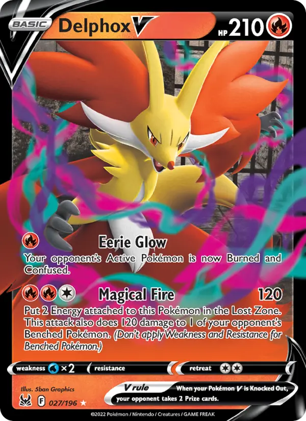 Delphox V 027 – Holo