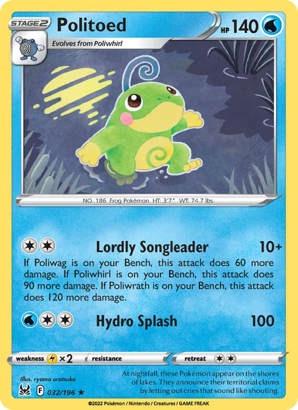 Politoed 032 – Non-holo