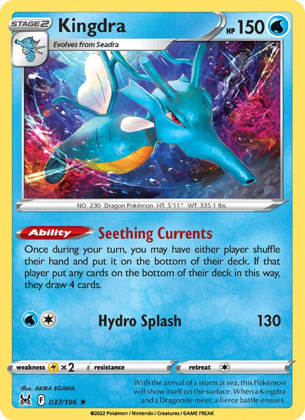 Kingdra 037 – Reverse Holo