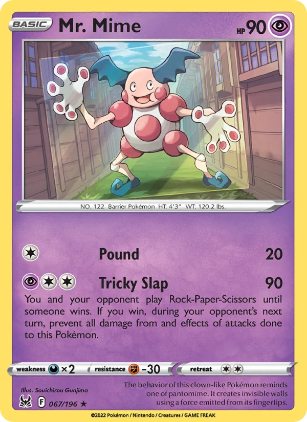 Mr. Mime 067 – Non-holo
