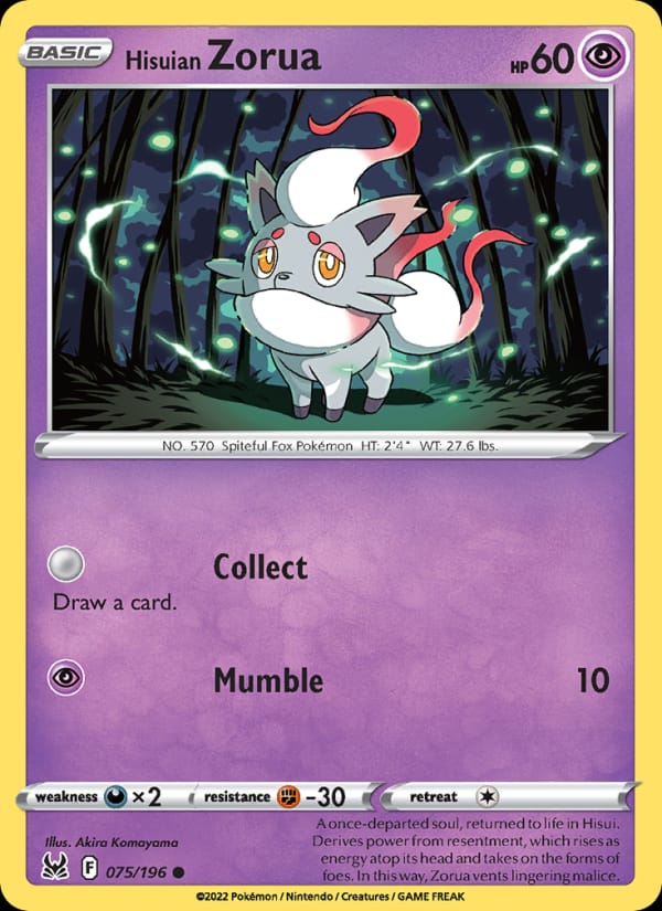 Hisuian Zorua 075/196