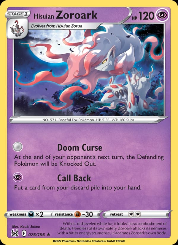 Hisuian Zoroark 076/196