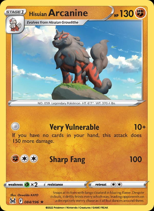 Hisuian Arcanine 084/196
