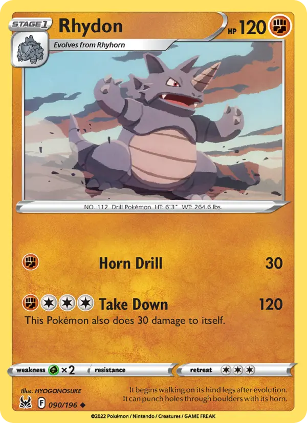 Rhydon 090 – Non-holo