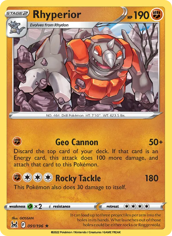 Rhyperior 091 – Non-holo