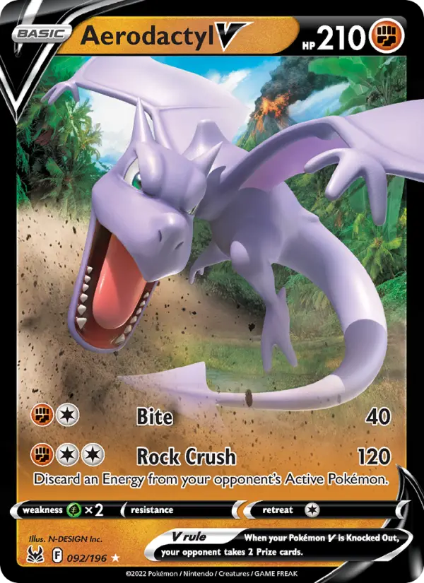 Aerodactyl V 092 – Holo
