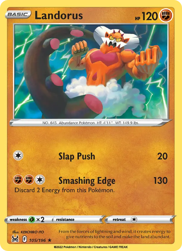 Landorus 105 – Non-holo