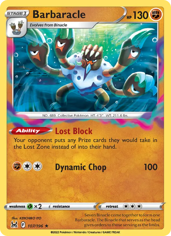 Barbaracle 107 – Reverse Holo