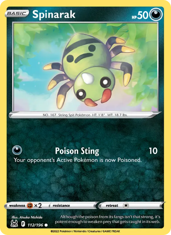 Spinarak 112 – Non-holo