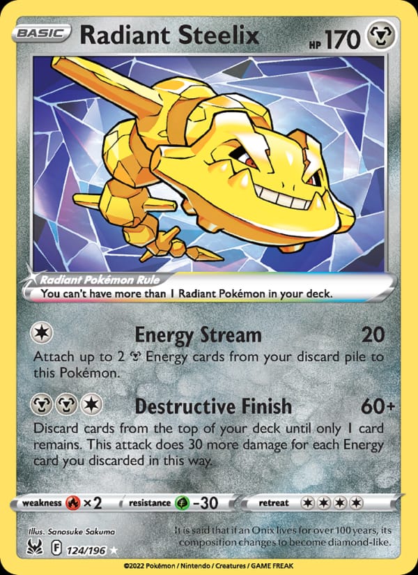 Radiant Steelix 124/196