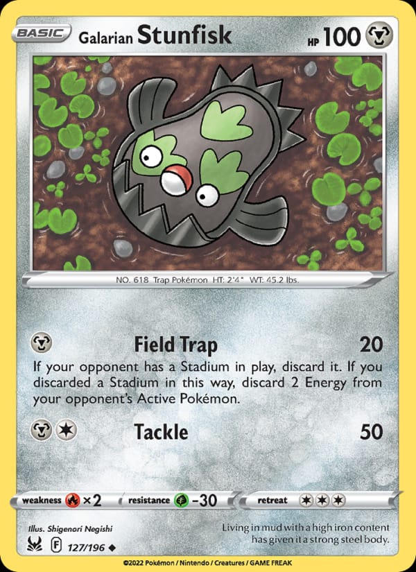 Galarian Stunfisk 127/196