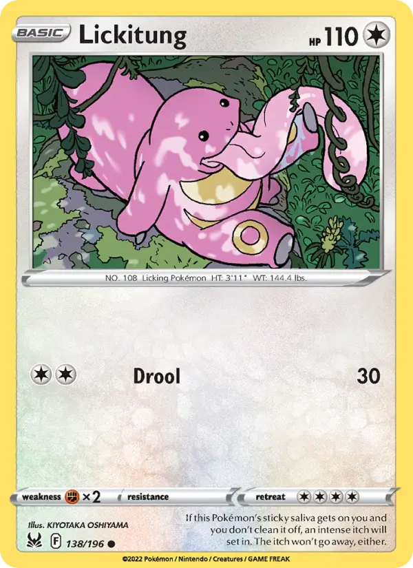 Lickitung 138 – Non-holo