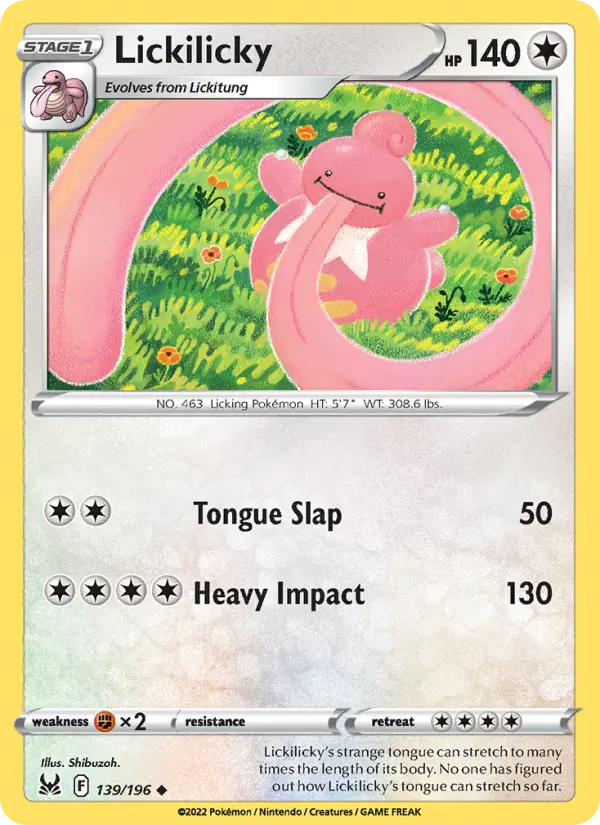 Lickilicky 139 – Non-holo