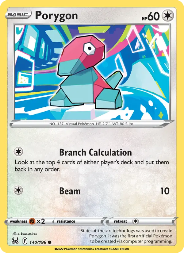 Porygon 140 – Non-holo