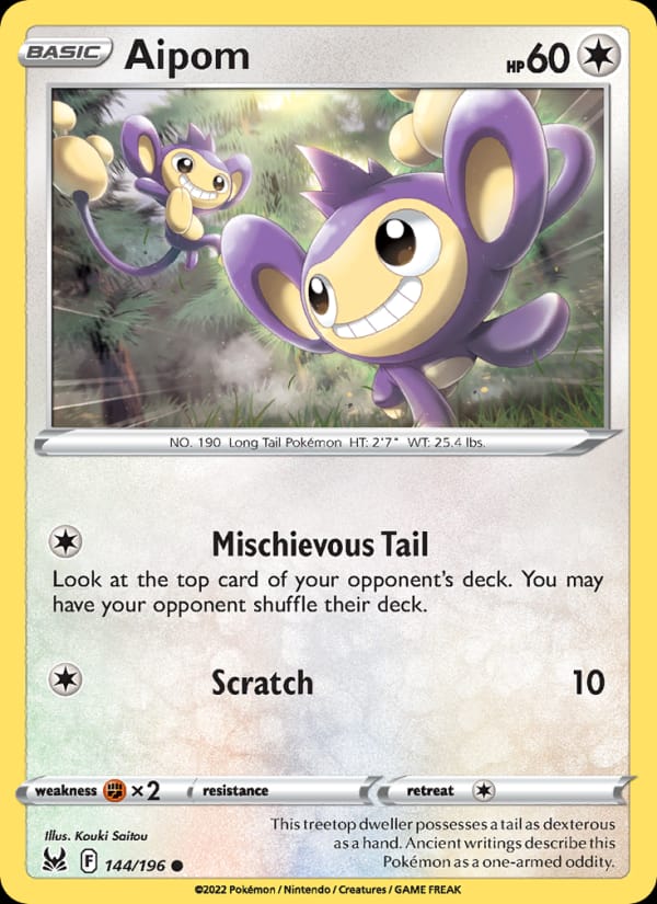 Aipom 144/196