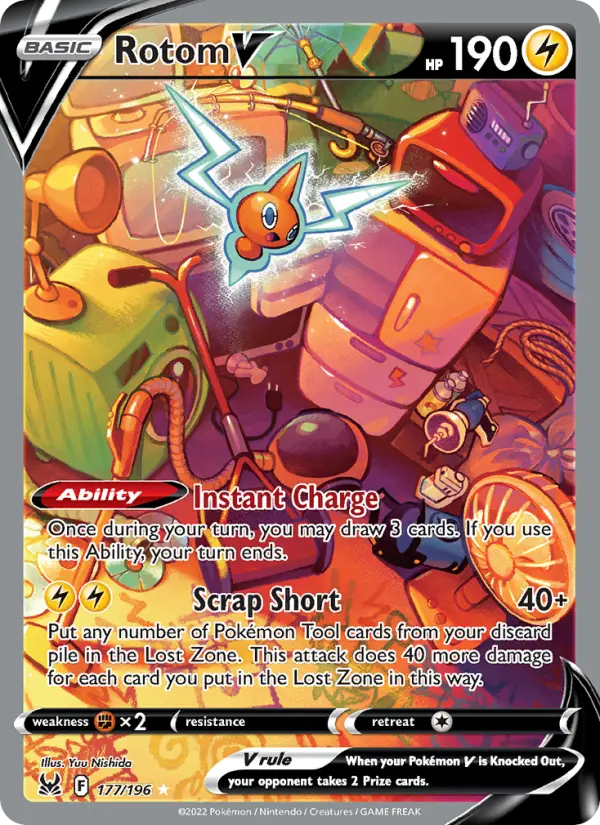 Rotom V 177 – Holo