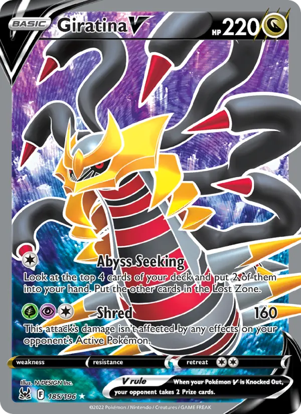 Giratina V 185 – Holo