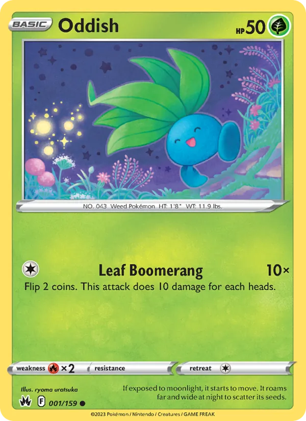 Oddish 001 – Non-holo