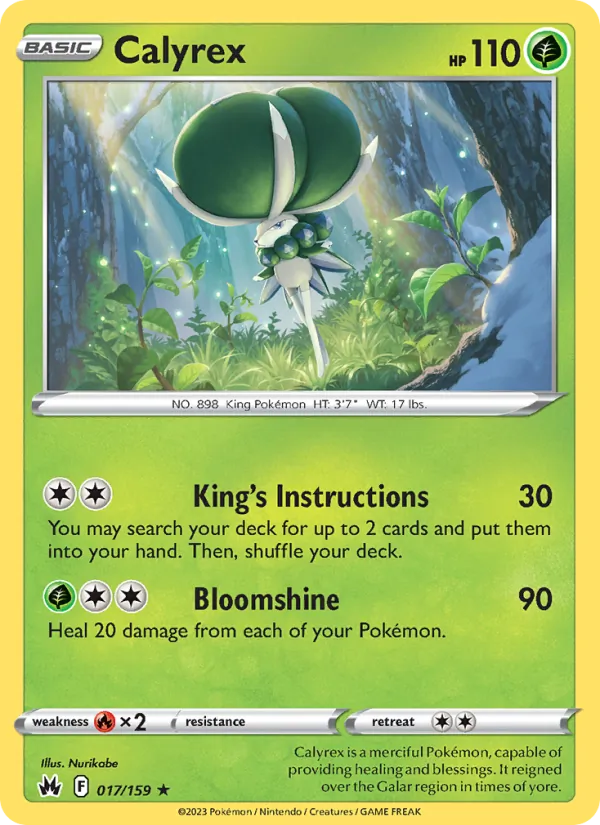 Calyrex 017 – Holo