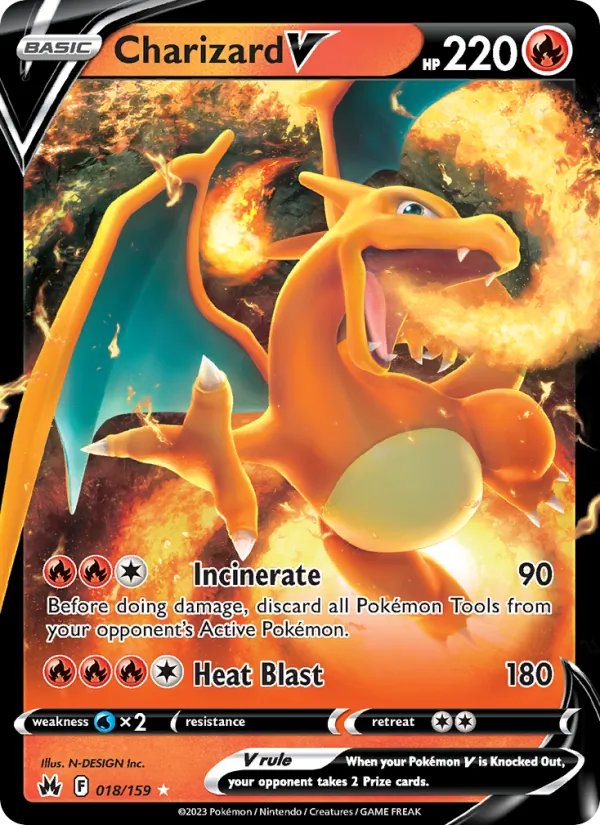 Charizard V 018 – Holo